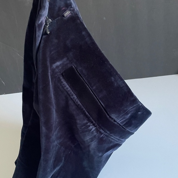 Vanessa Bruno velvet pants navy blue size M - Picture 10 of 14